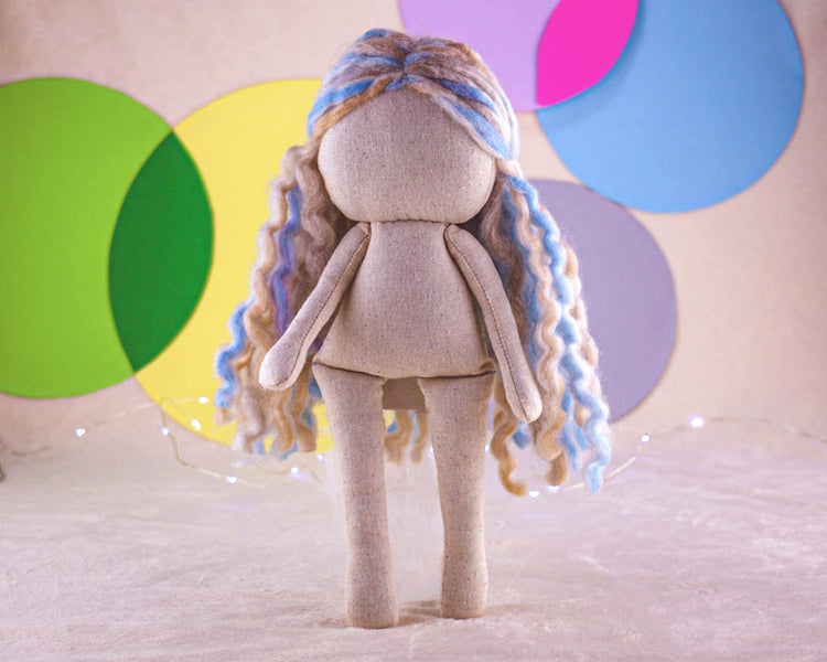 These DOLL BODY PATTERNS are created to save time, so you can start making your dolls right away.