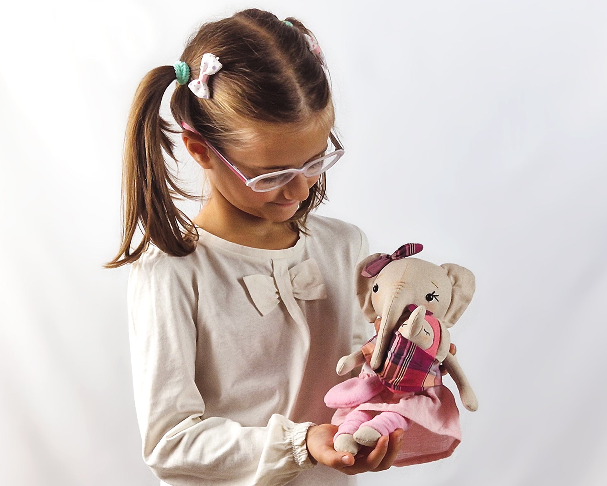 Clothes and accessories from Elephant, Mom and Baby collections - sewing pattern and tutorial