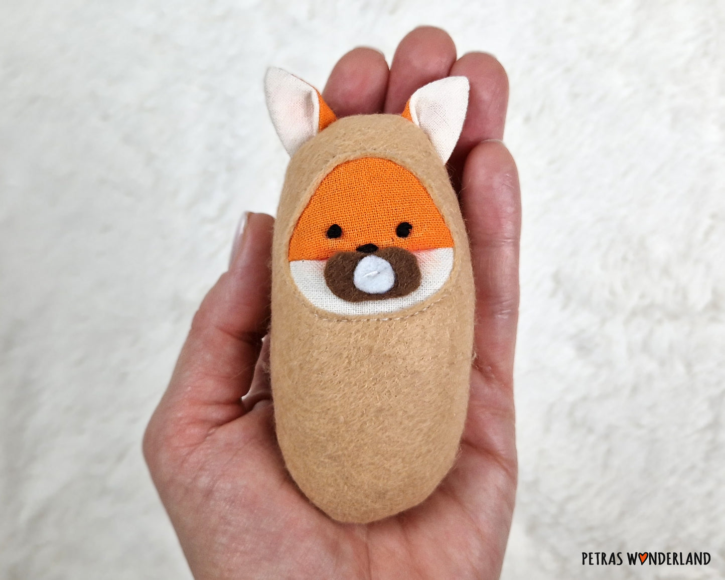 Fox Mom and Baby - sewing pattern and tutorial