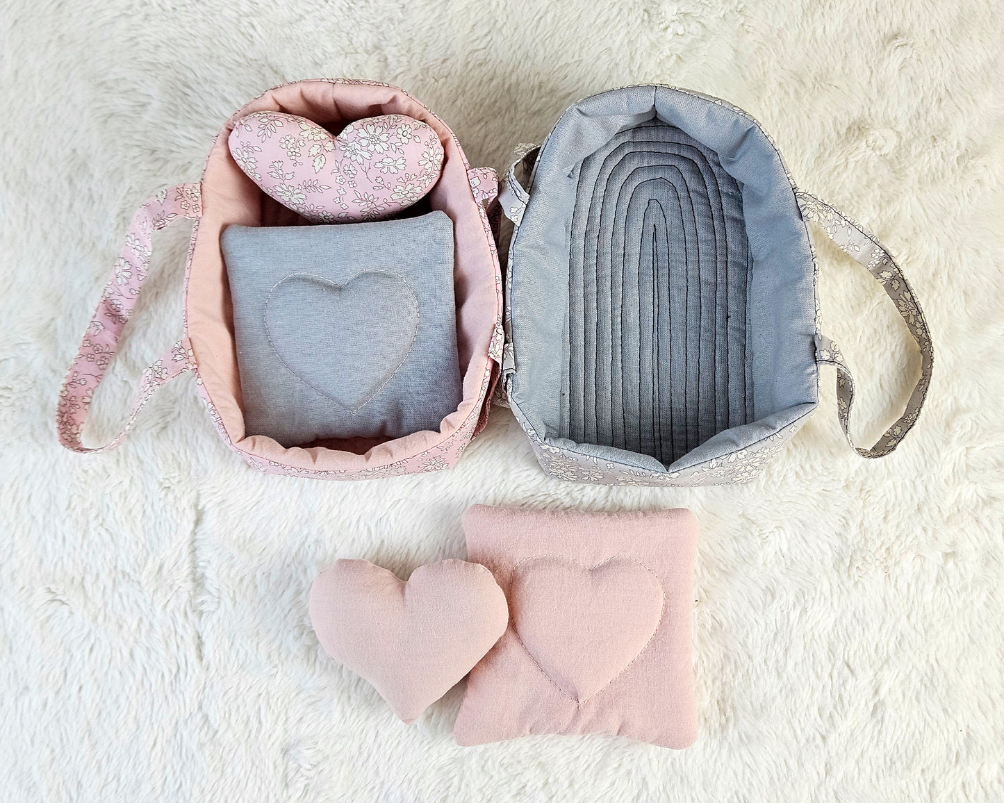 Mini Dolls Carrier set - PDF sewing pattern and tutorial