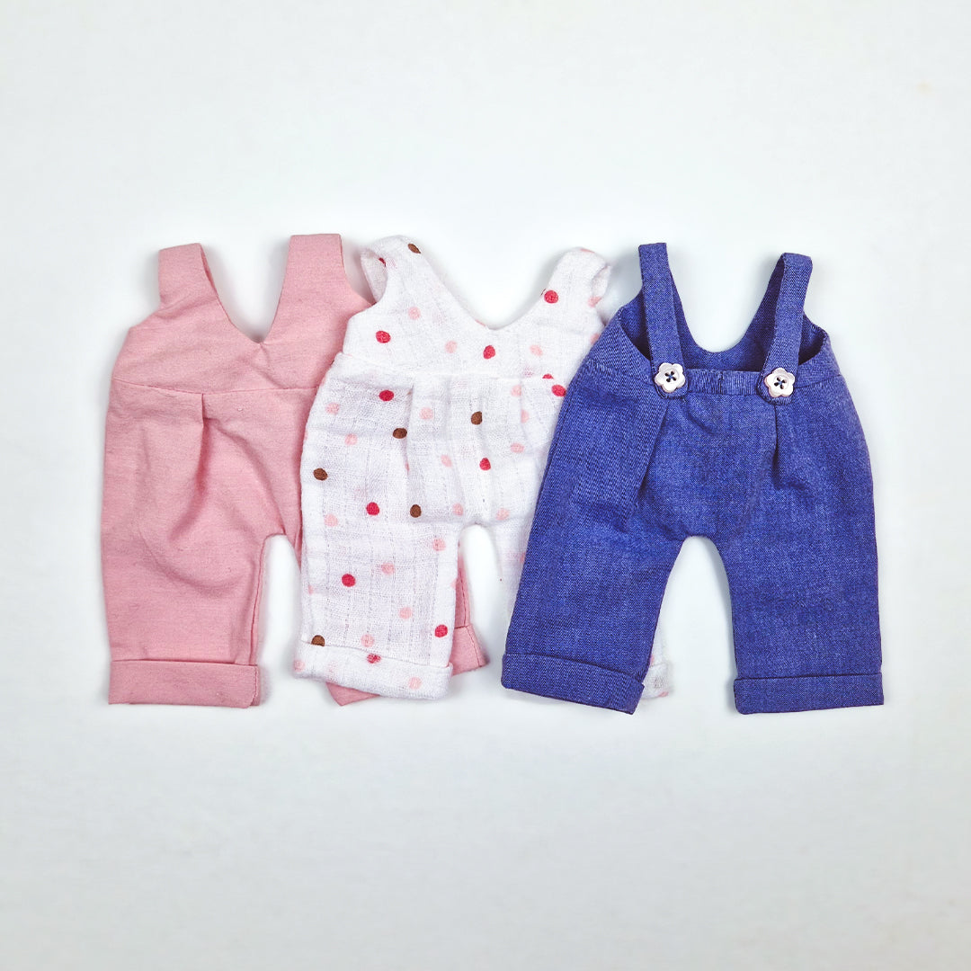 Clothes and accessories from Bear, Mom and Baby collections sewing pattern and tutorials