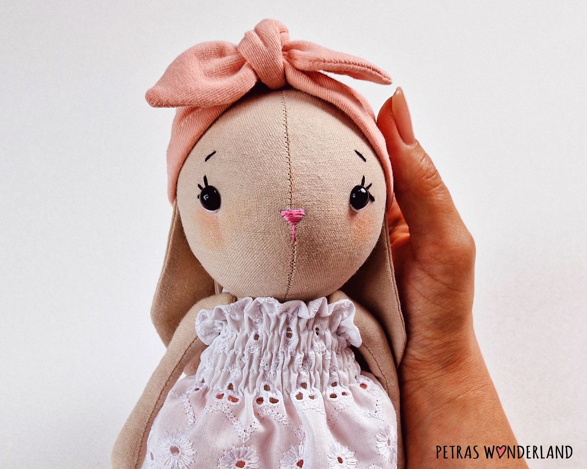 Bunny Mom and Baby - sewing pattern and tutorial