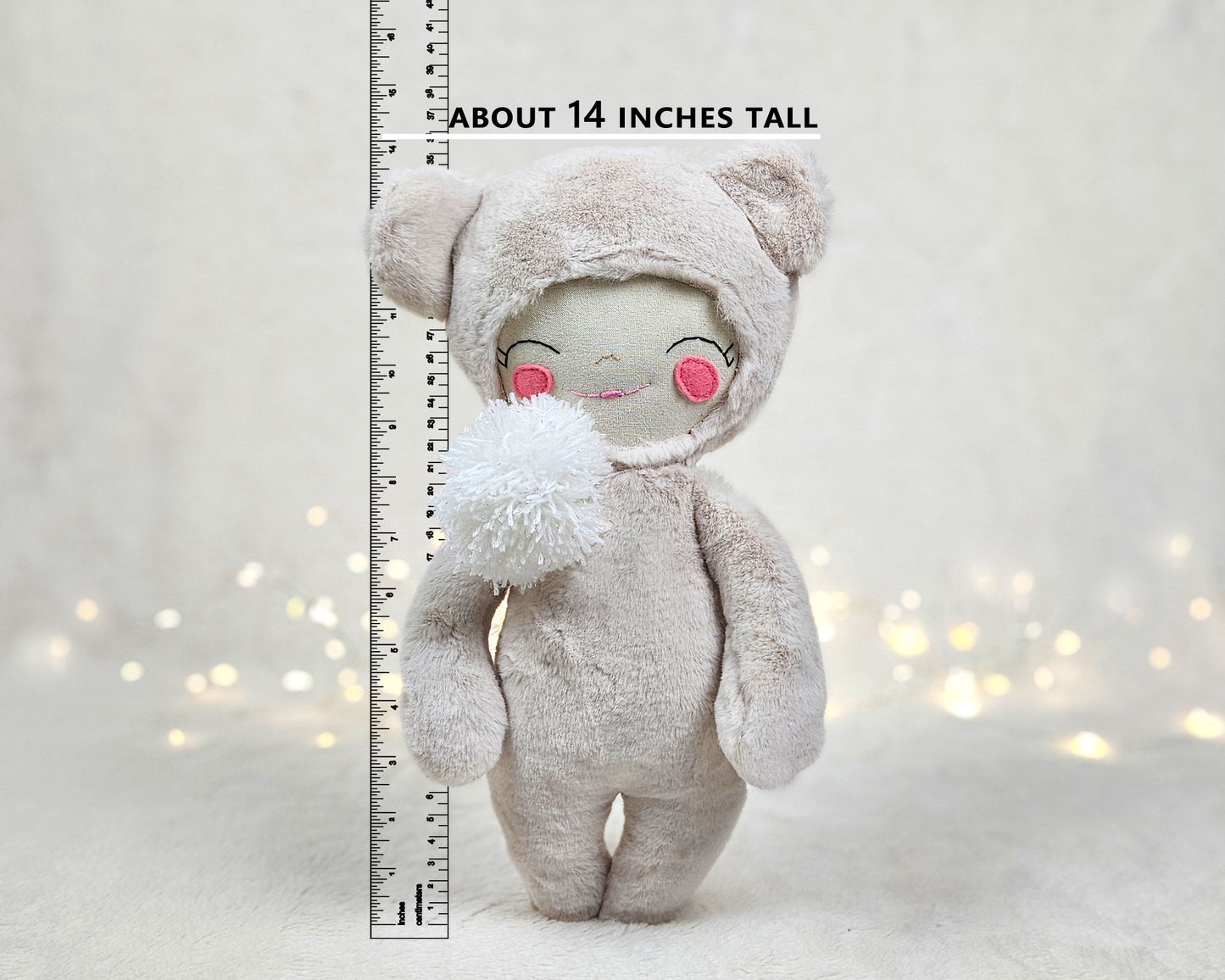 Cuddly Teddy - PDF sewing pattern and tutorial