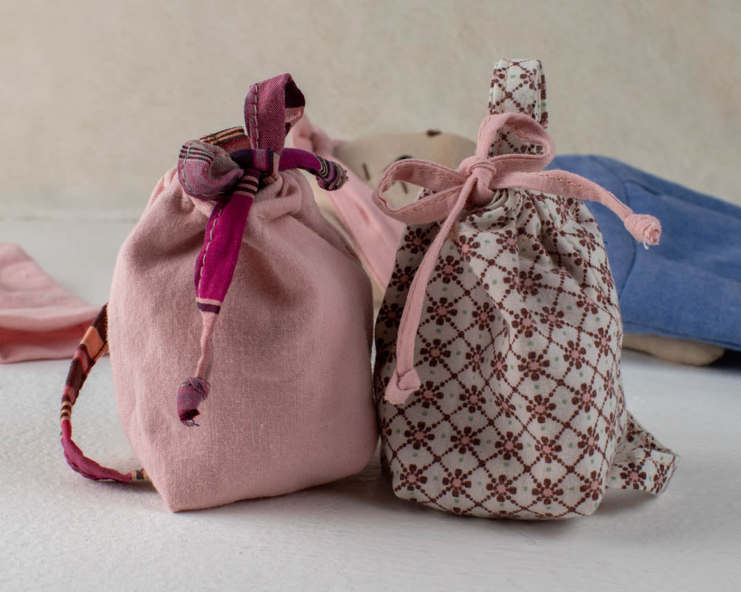 Clothes and accessories from Bear, Mom and Baby collections sewing pattern and tutorials