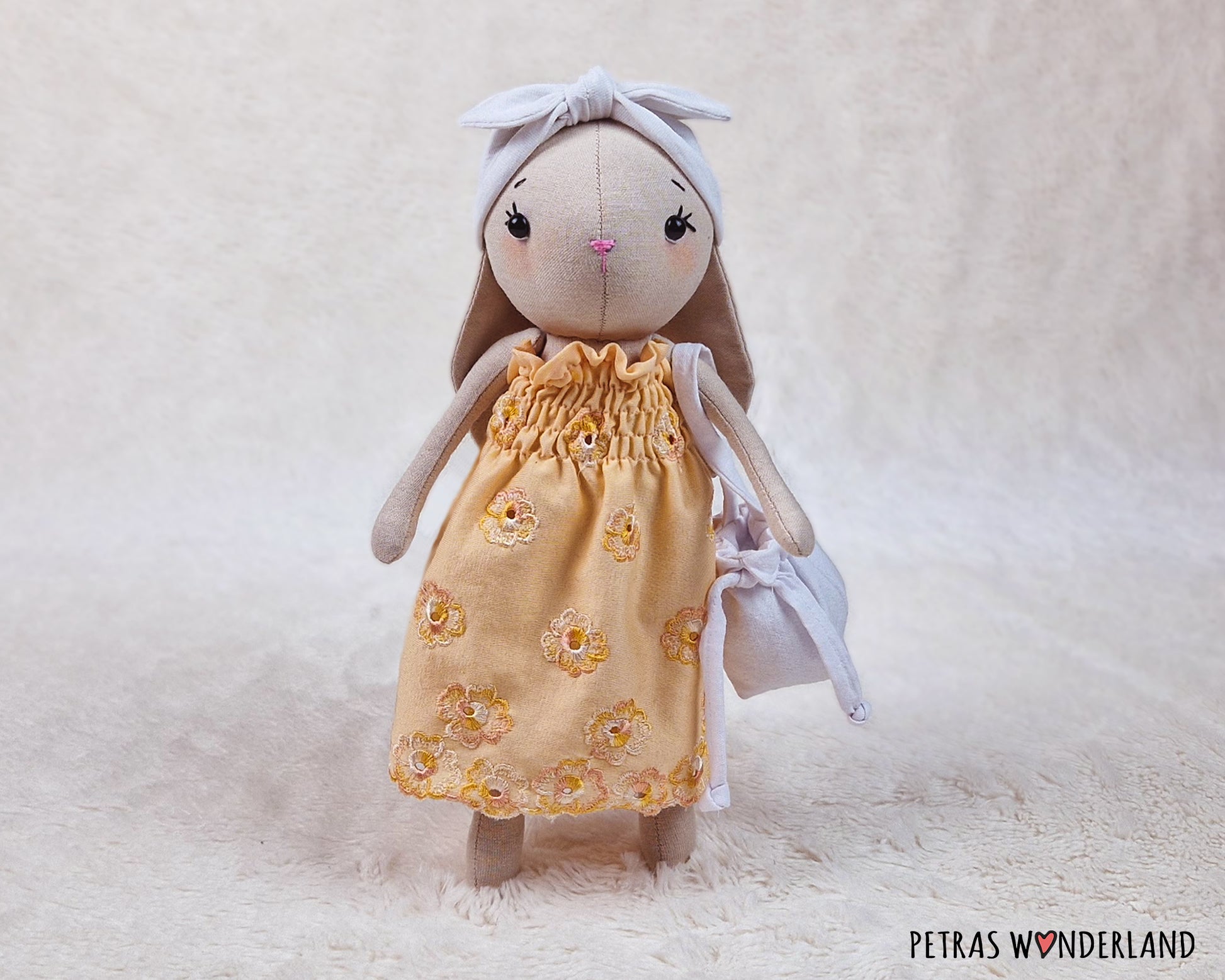 Bunny Mom and Baby - sewing pattern and tutorial