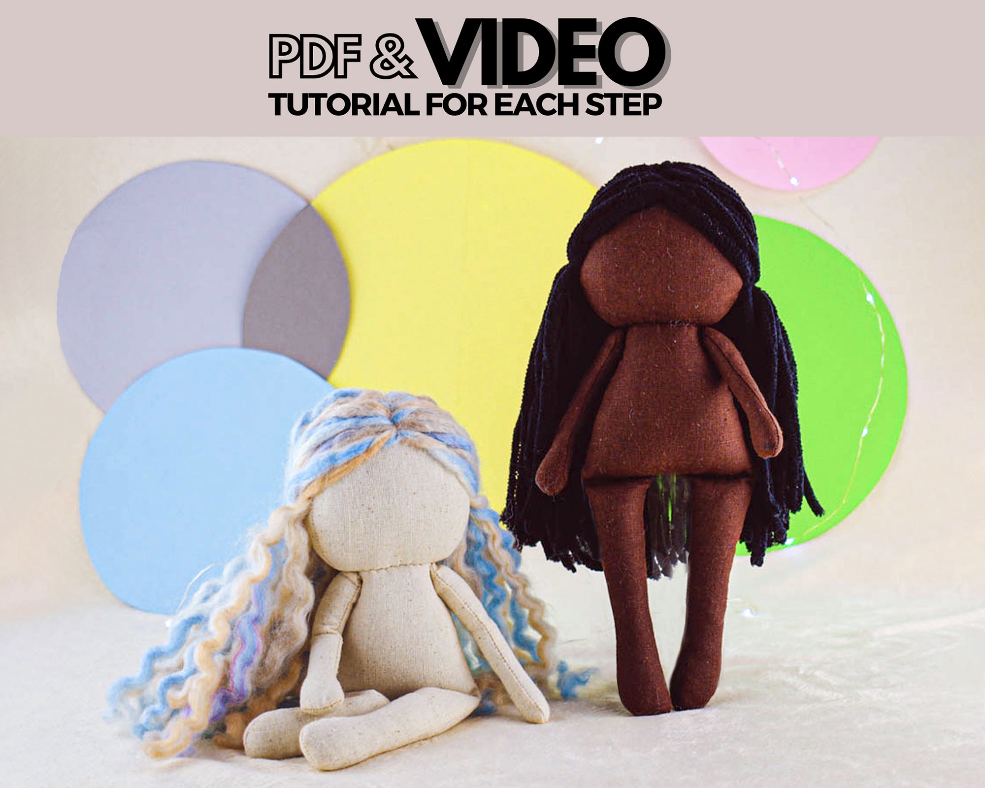 Doll Body 10 inch - PDF sewing pattern and tutorial – Petras Wonderland