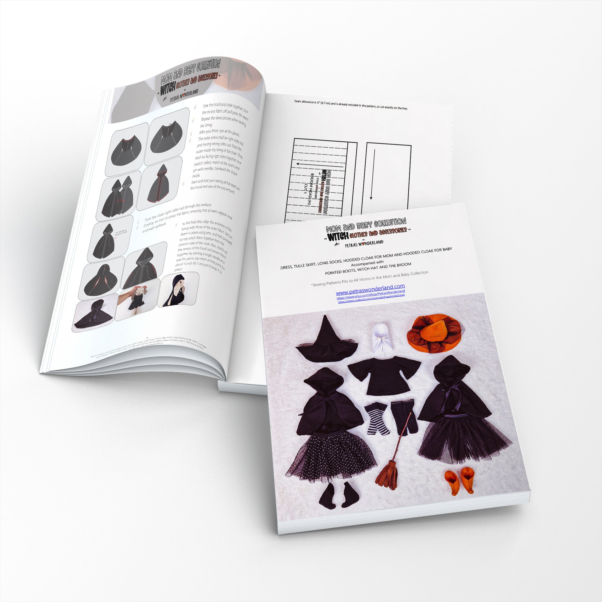 Witch clothes and accessories - sewing patterns and tutorials