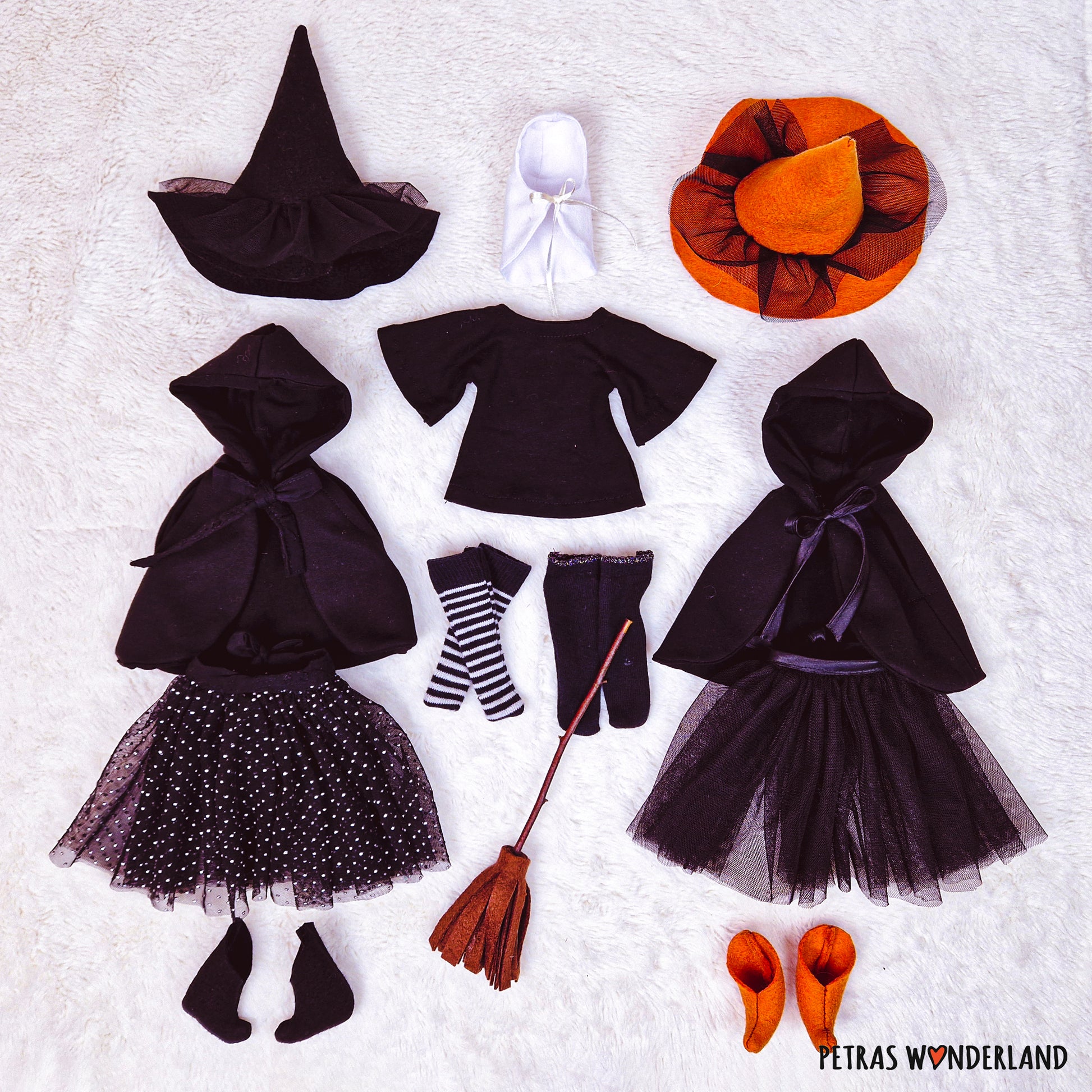 Witch clothes and accessories - sewing patterns and tutorials