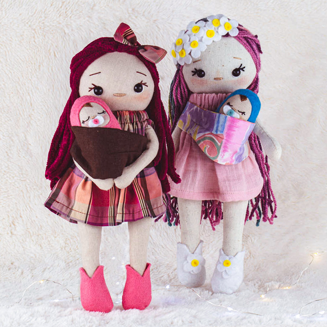 PDF SEWING PATTERN MOM AND BABY WITH CLOTHES