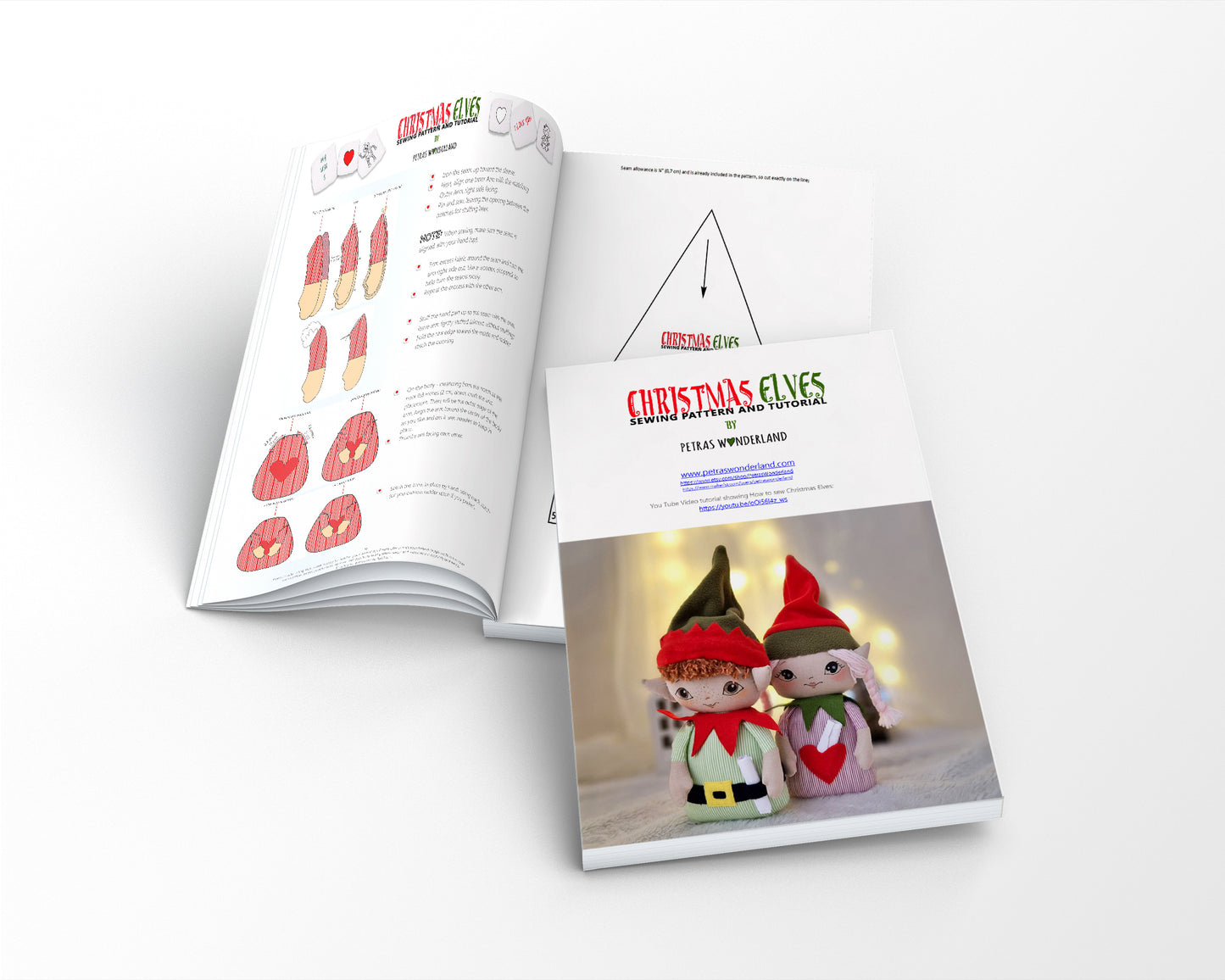 Christmas Elves - PDF sewing pattern and tutorial