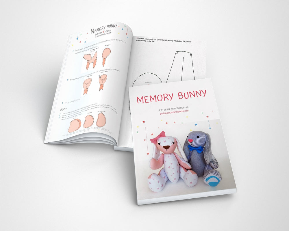 Memory Bunny - PDF doll sewing pattern and tutorial 09