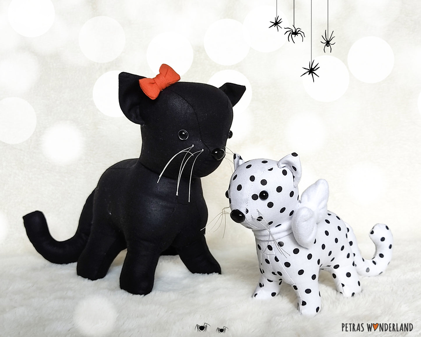 Black Cat and Kittens - PDF sewing pattern and tutorial 01