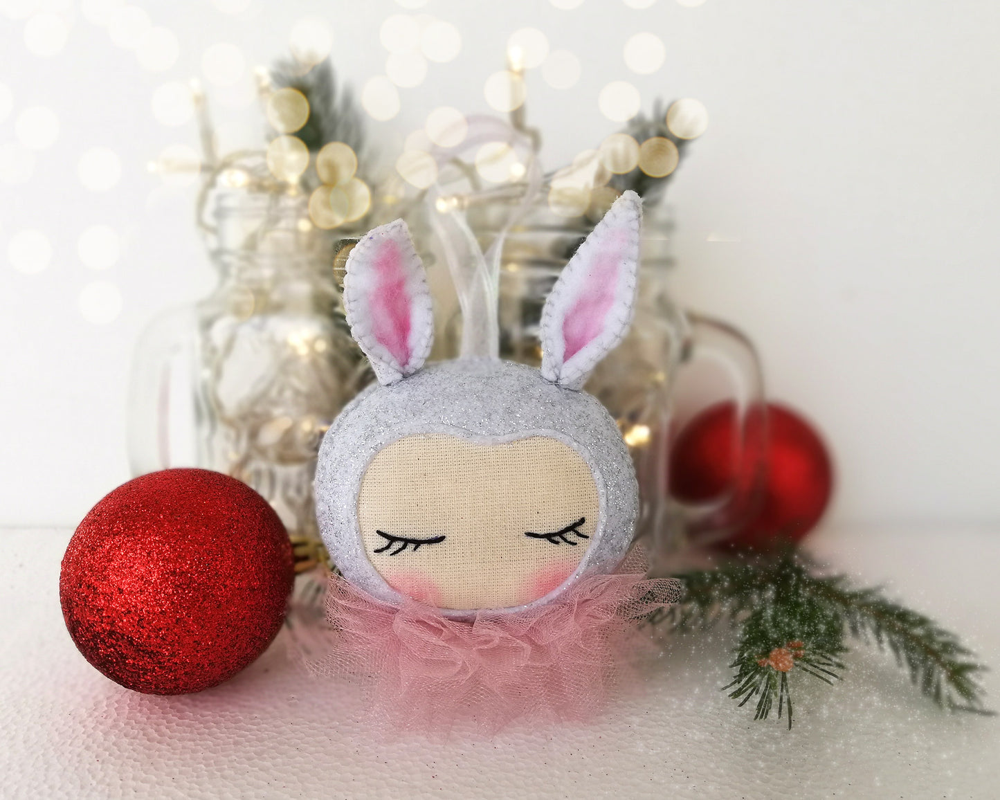 Christmas Ornaments - PDF doll sewing pattern and tutorial 01