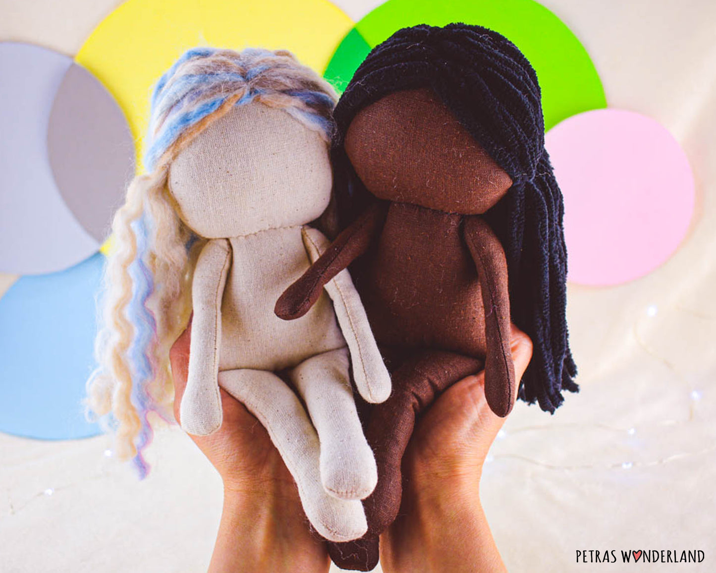 Doll body 11 inches - PDF sewing pattern and tutorial