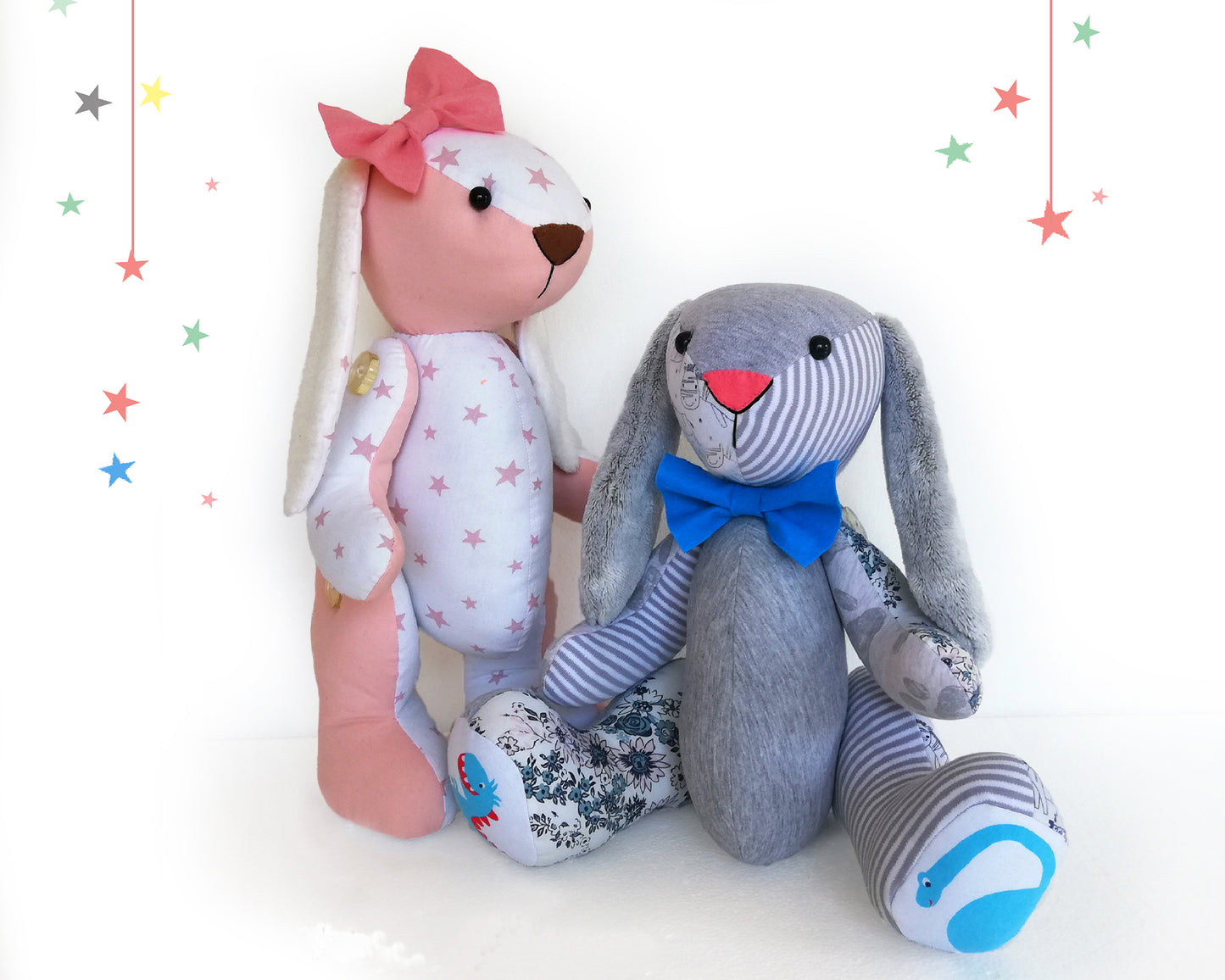 Memory Bunny - PDF doll sewing pattern and tutorial