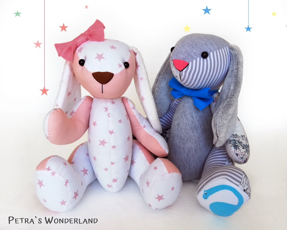 Memory Bunny - PDF doll sewing pattern and tutorial 01