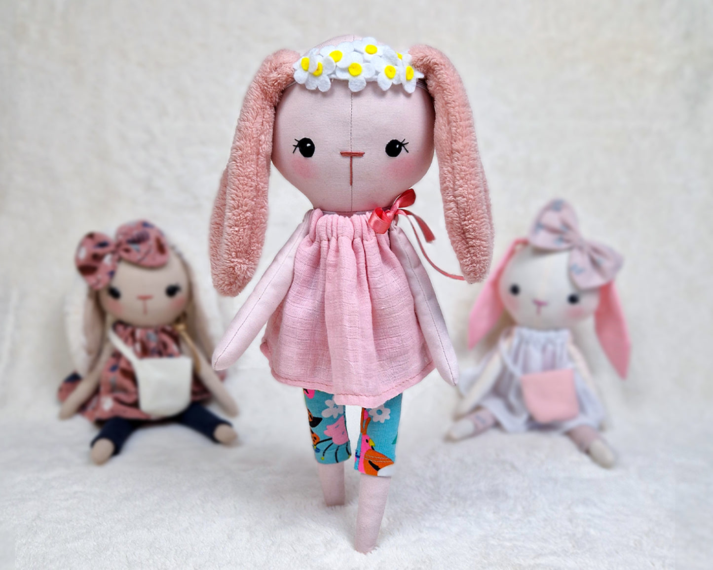 Woodland Friends Bunny - PDF sewing pattern and tutorial