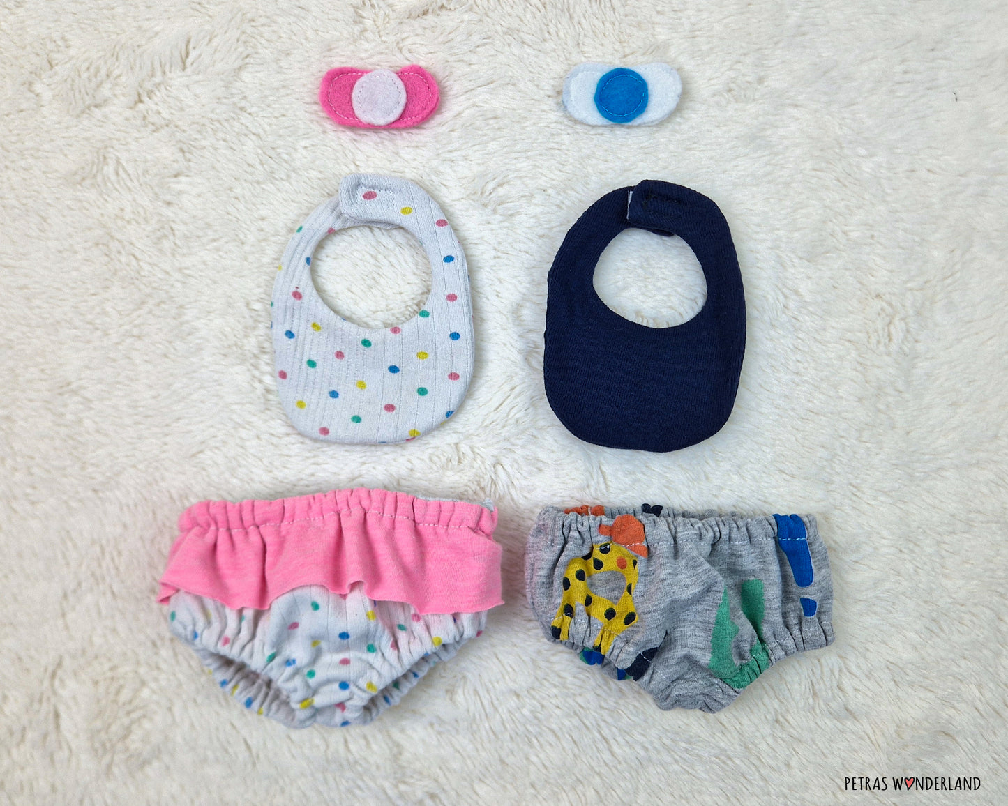 Baby Doll 15 inch - sewing step by step pattern and tutorial for doll and accessories