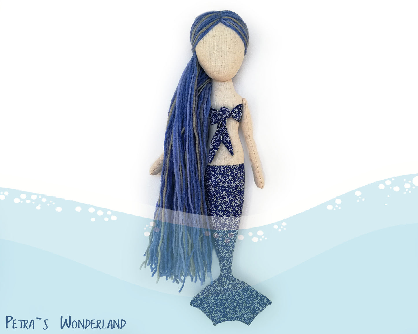 Mermaid doll - PDF doll sewing pattern and tutorial 09