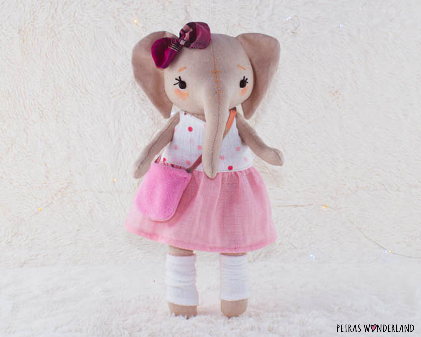 Elephant Mom and Baby - PDF sewing pattern and tutorial