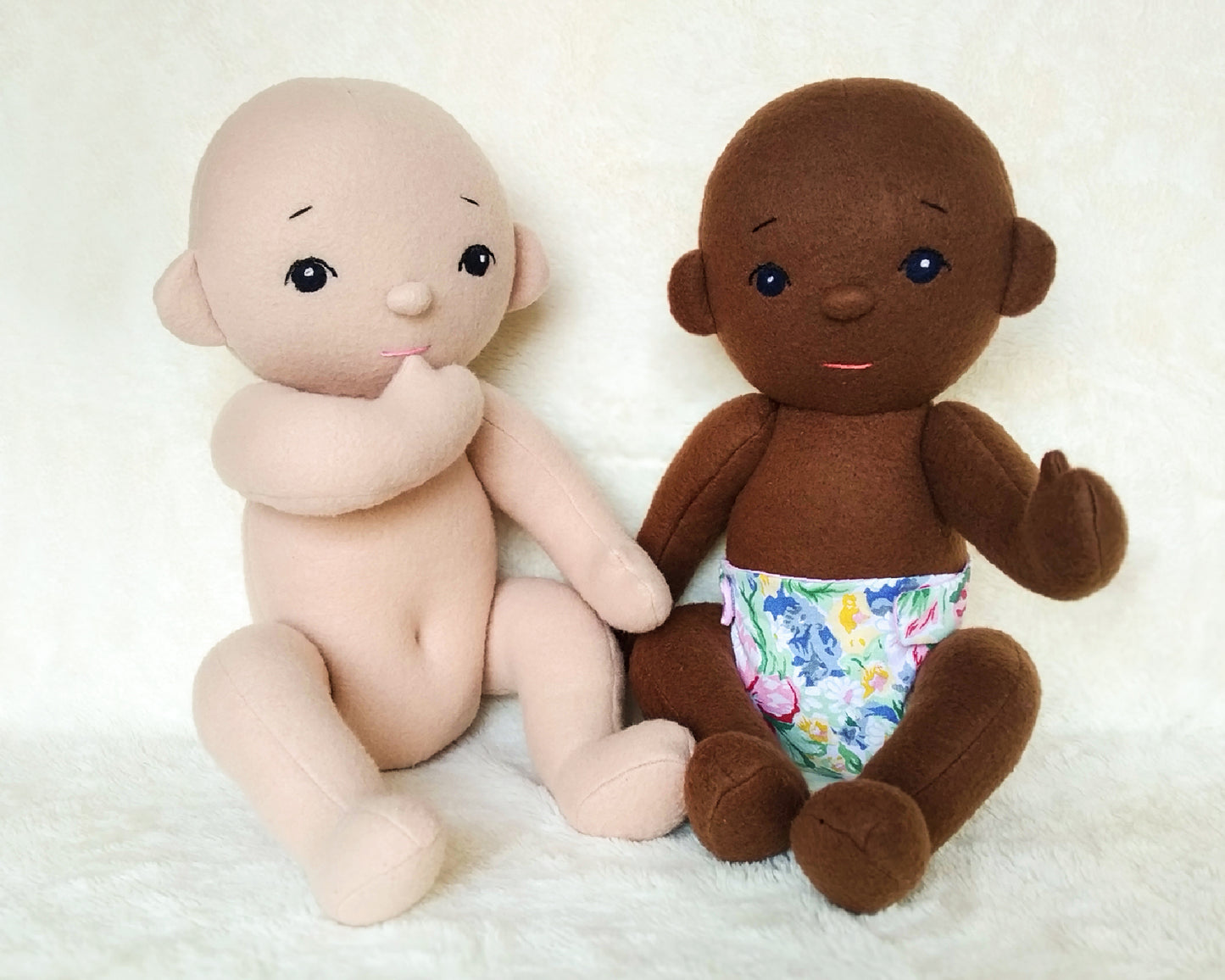 Baby Doll 18 inch - PDF doll sewing pattern and tutorial