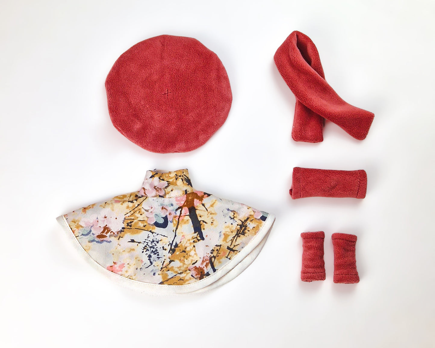 Set of clothes for Forest doll body - PDF sewing pattern and tutorial
