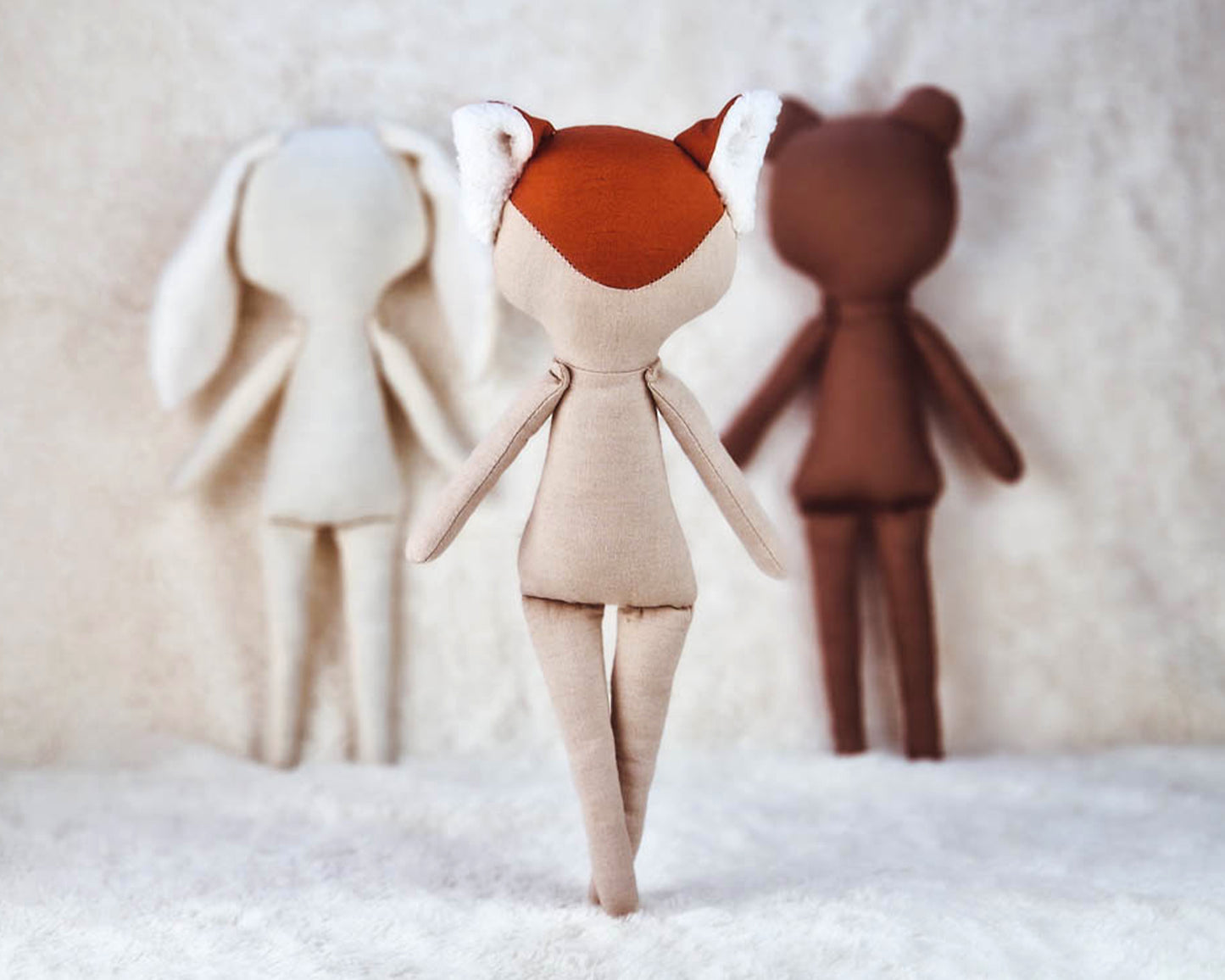 Forest doll body- PDF sewing pattern and tutorial 