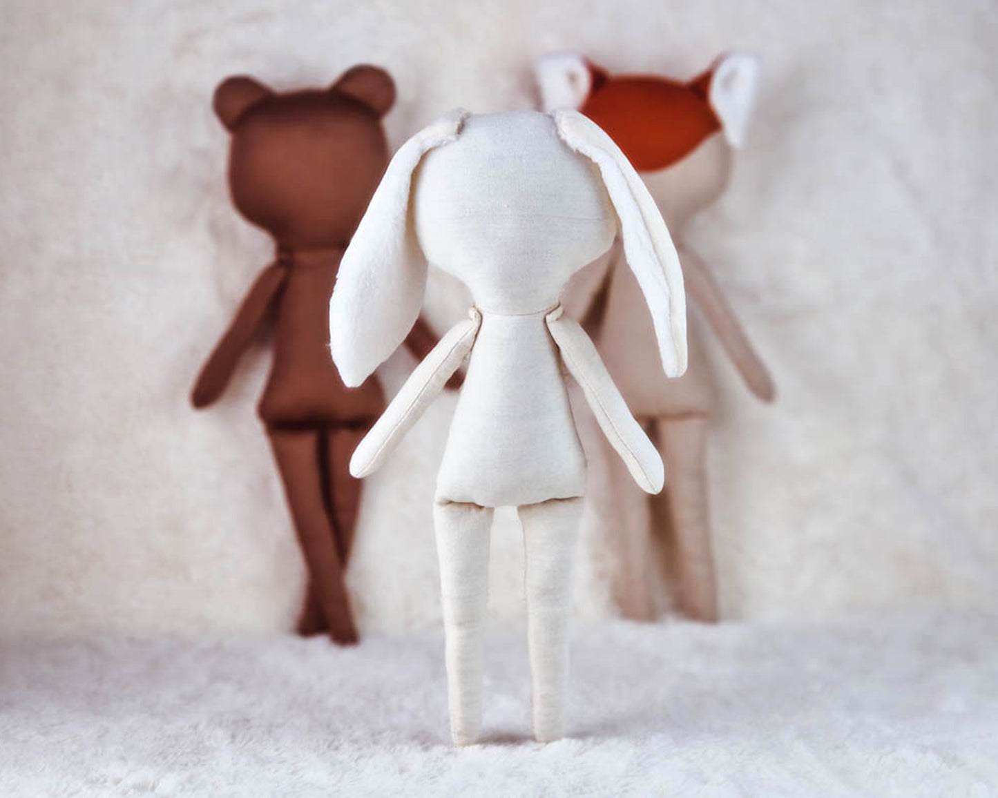 Forest doll body- PDF sewing pattern and tutorial