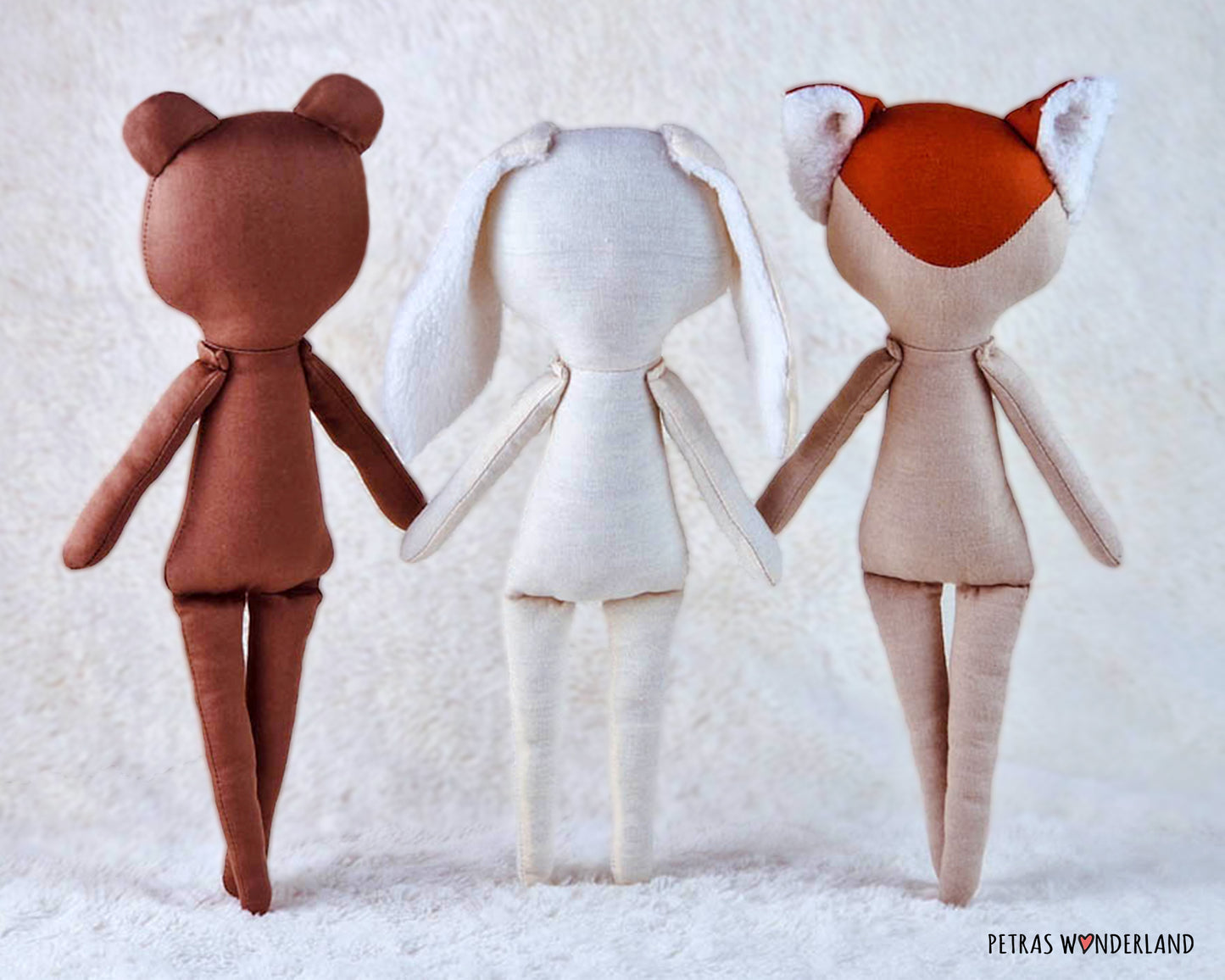 Forest doll body- PDF sewing pattern and tutorial