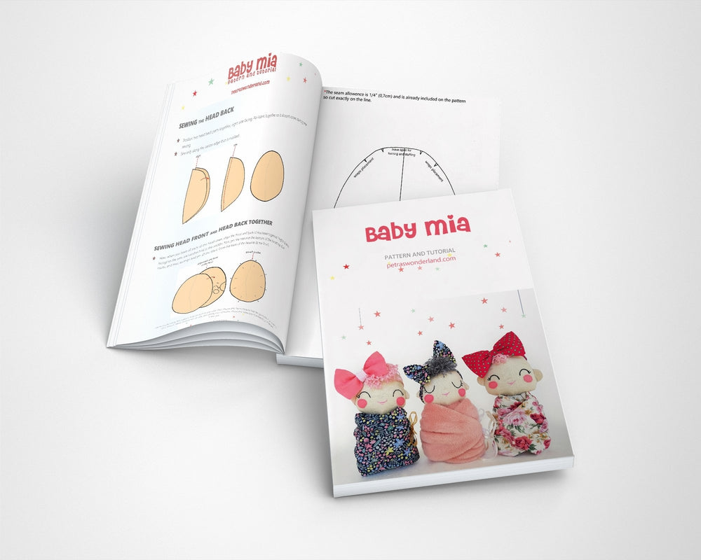 Baby Mia - PDF doll sewing pattern and tutorial 08