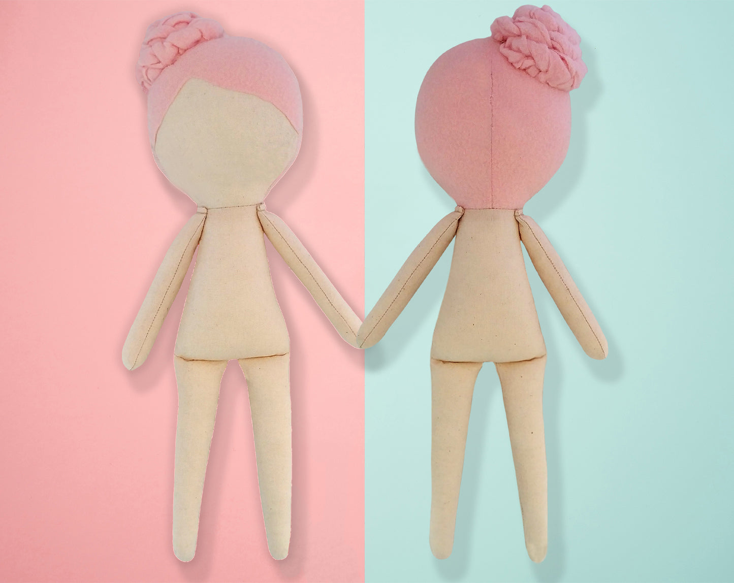 Doll Body 15 inch - PDF doll sewing pattern and tutorial