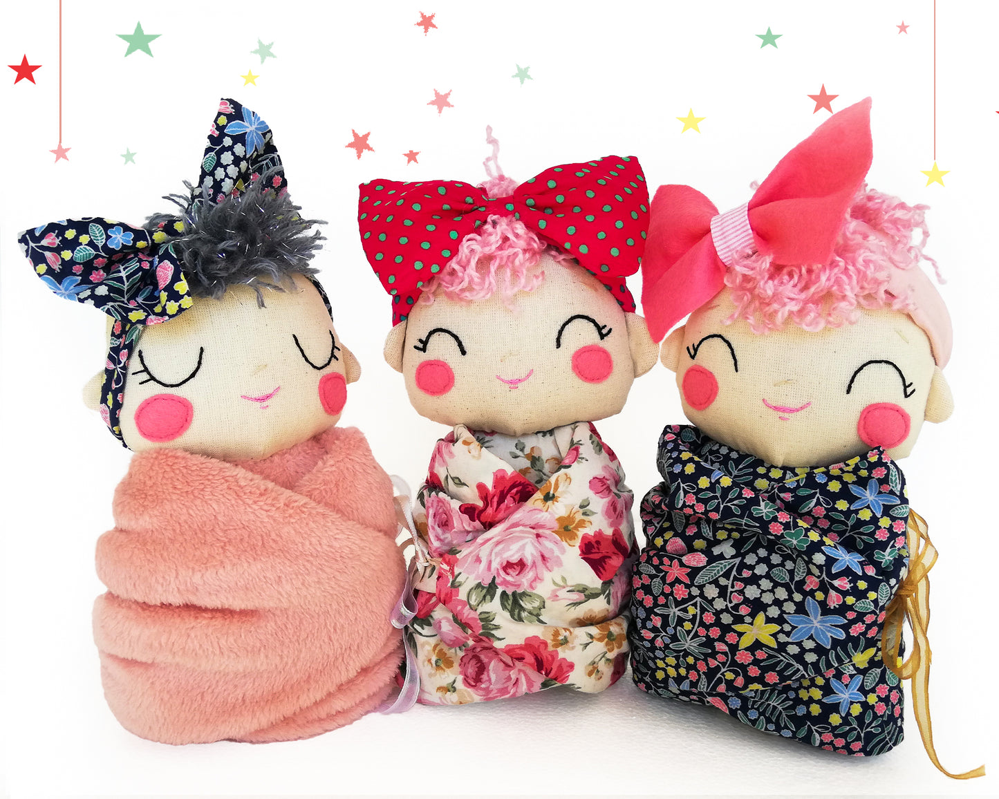 Baby Mia - PDF doll sewing pattern and tutorial