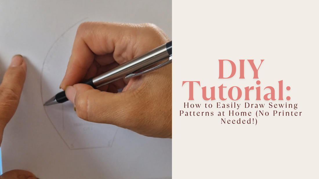 DIY Tutorial: How to Easily Draw Sewing Patterns at Home (No Printer Needed!)