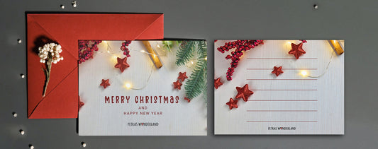 FREE Christmas card and gift tag