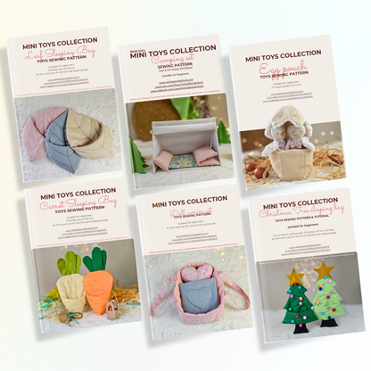Mini Toys Play Set Bundle PDF sewing pattern and tutorial