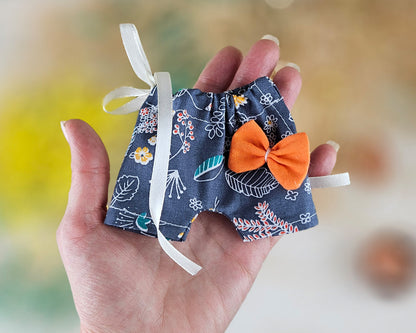 Create an Adorable Mini Bunny Doll with Dress, Overalls ; Head Bow – Beginner-Friendly PDF Sewing Pattern