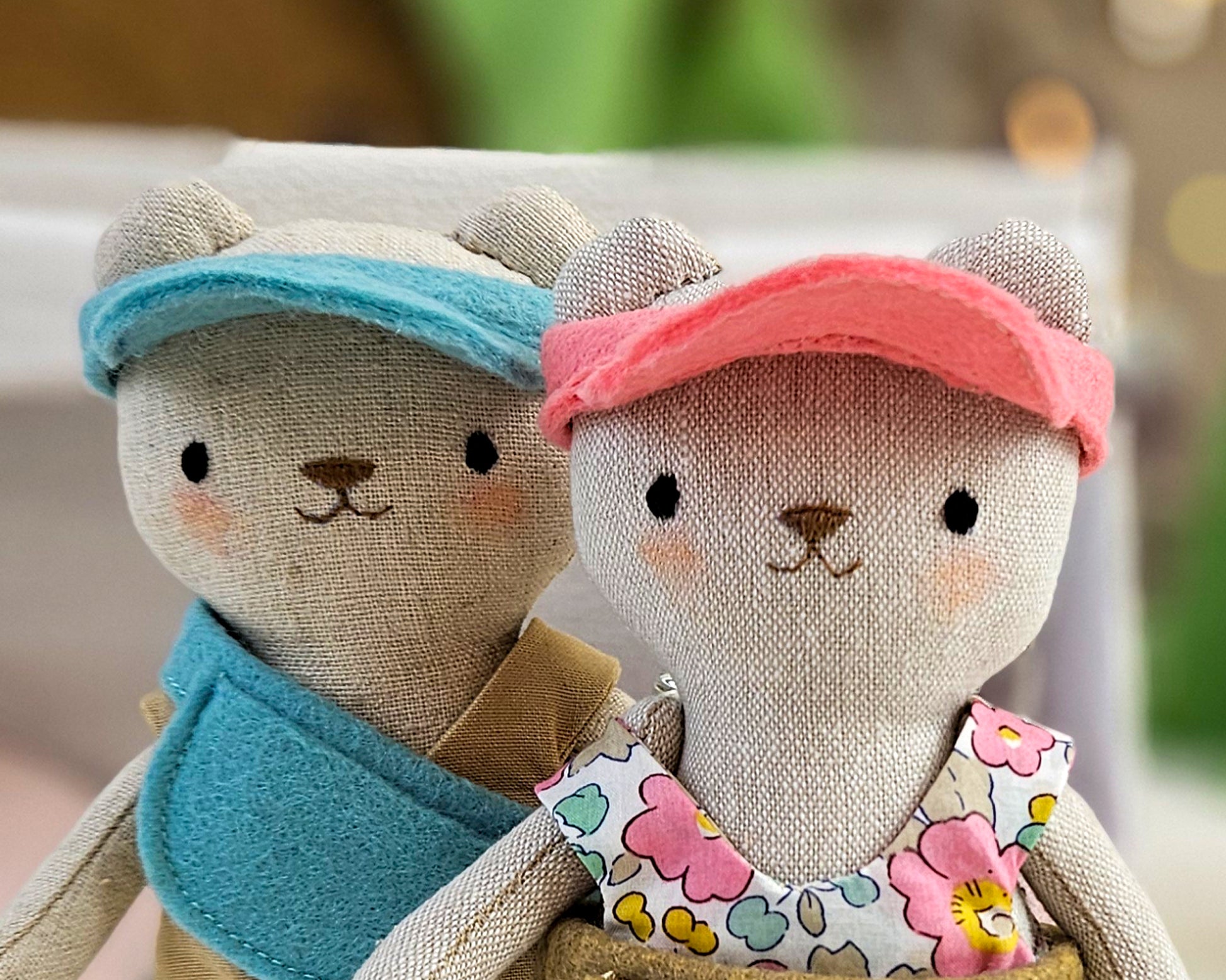 Mini Bear Doll - PDF sewing pattern and tutorial