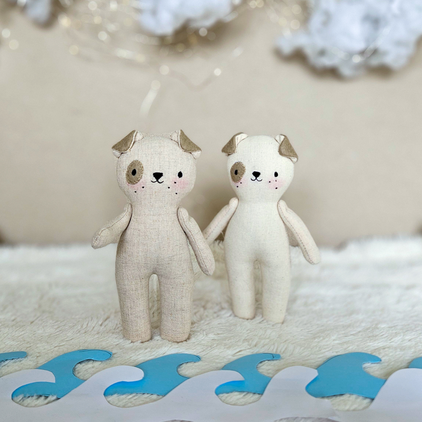 Mini Dog Doll and Sailing Boat - PDF sewing pattern and tutorial