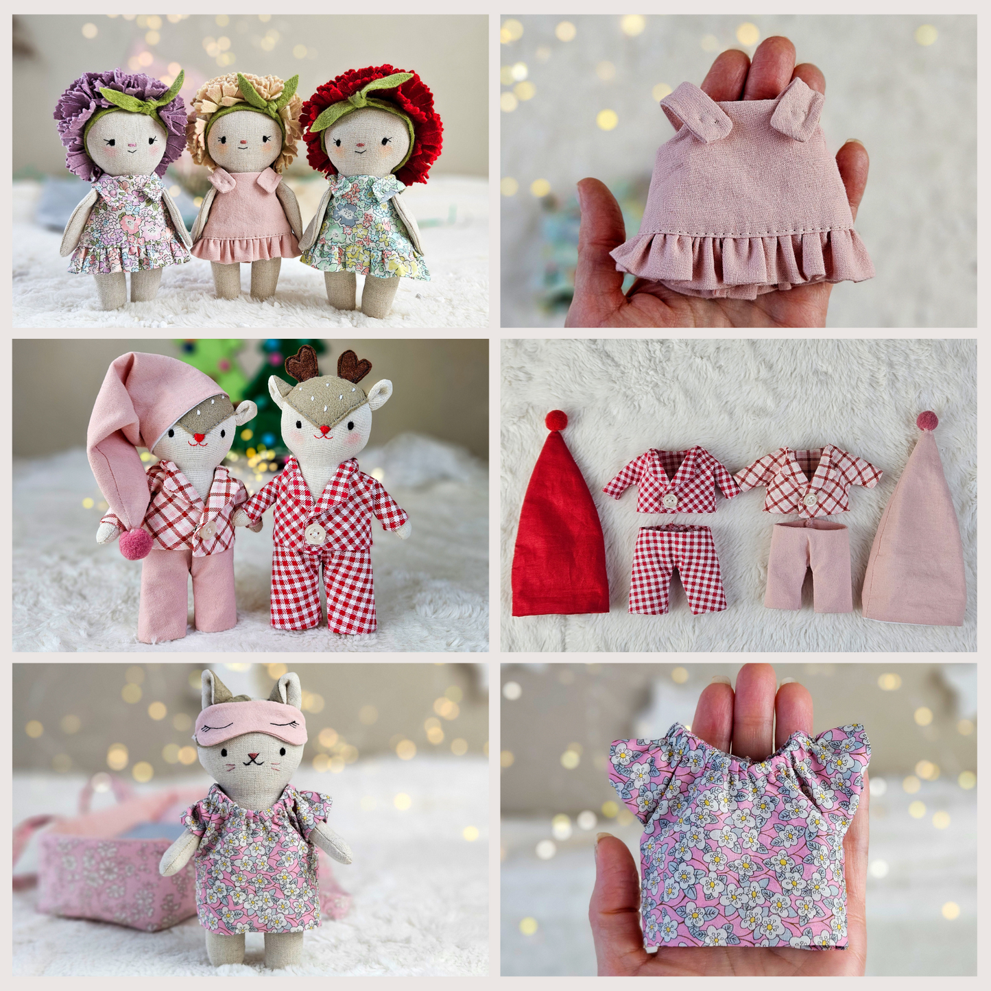 Mini toys Big Wardrobe Bundle PDF sewing pattern and tutorial