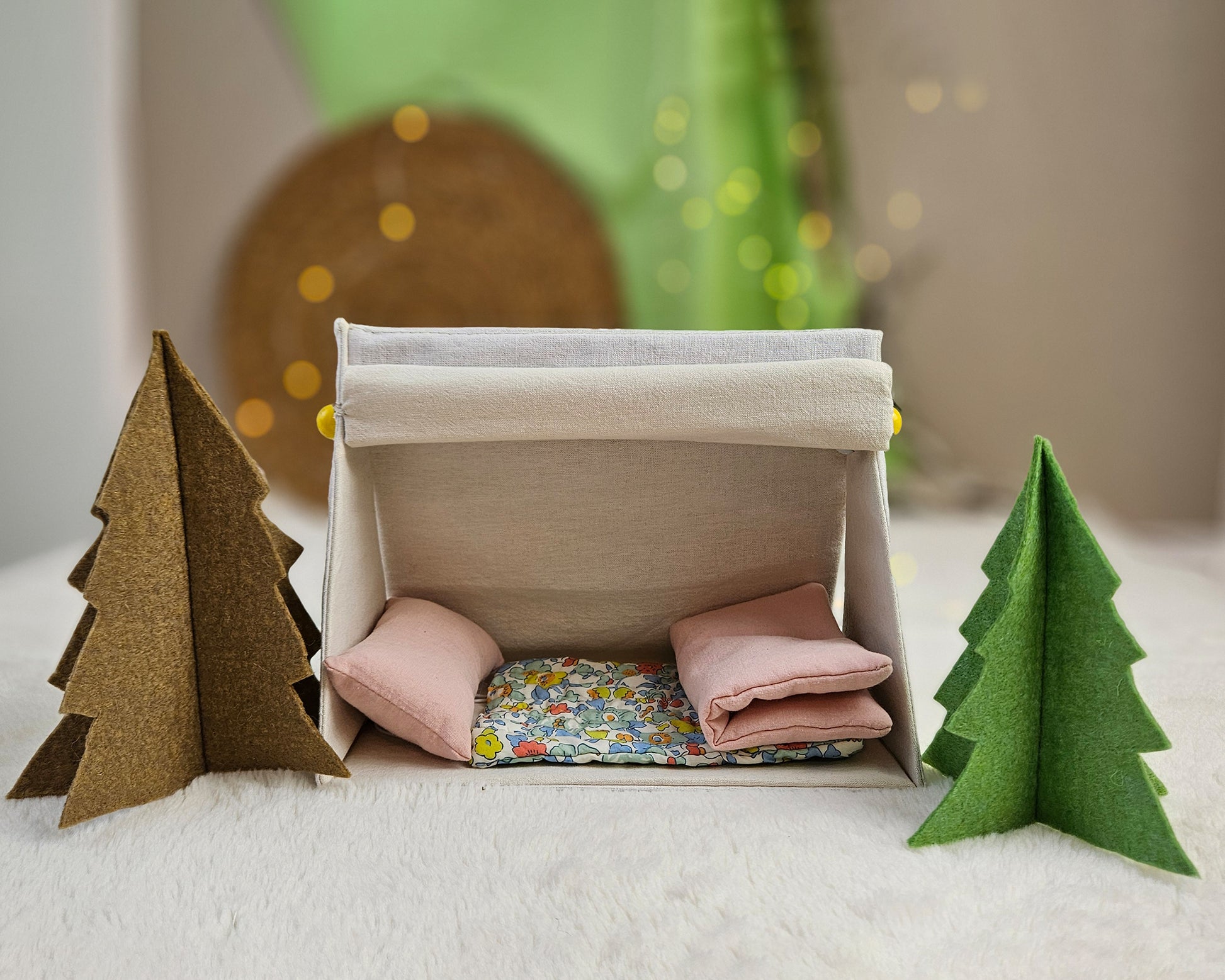 diy miniature tent Mini doll Camping set