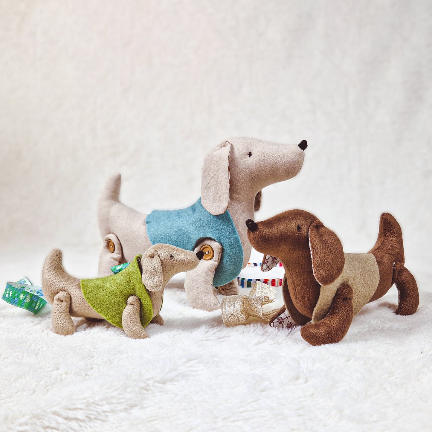 DIY Animal pets Dachshund dog - PDF sewing pattern and tutorial