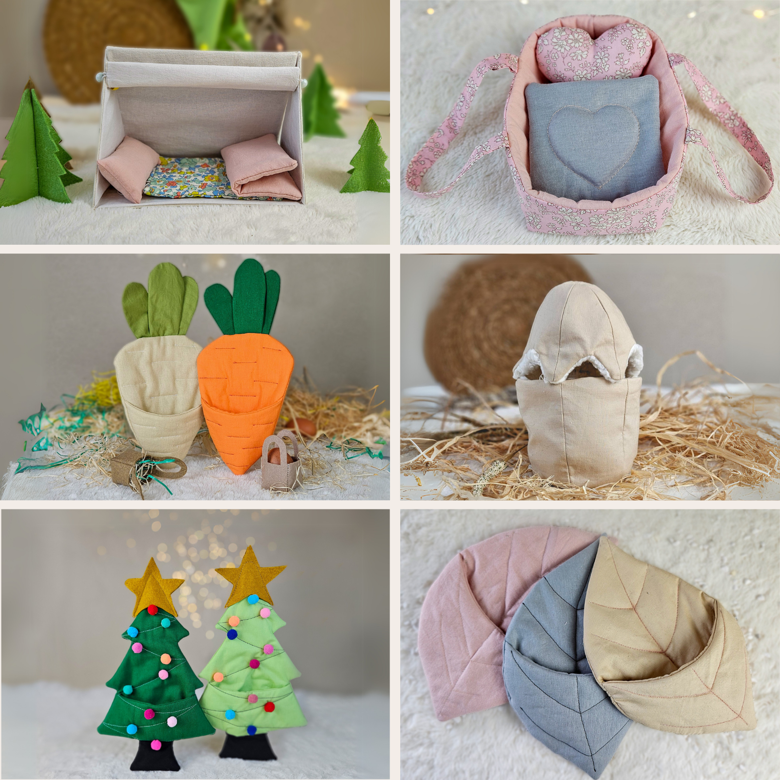 Mini Toys Play Set Bundle PDF sewing pattern and tutorial