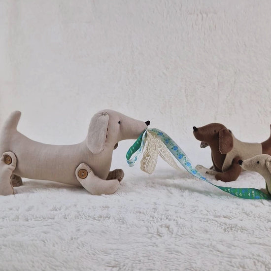 DIY Animal pets Dachshund dog - PDF sewing pattern and tutorial