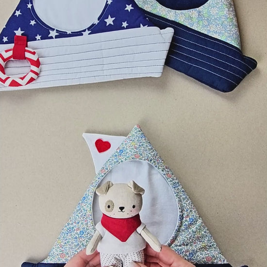 Mini Dog Doll and Sailing Boat - PDF sewing pattern and tutorial