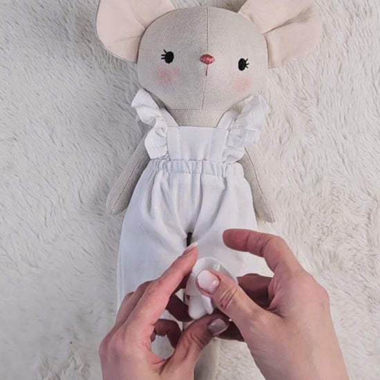 Mouse doll and dog pet - PDF sewing pattern and tutorial