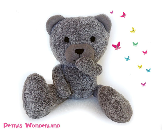 Softie Bear - PDF doll sewing pattern and tutorial