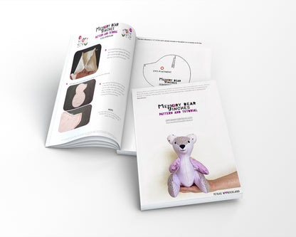 Memory Bear 9 inches - PDF sewing pattern and tutorial 09