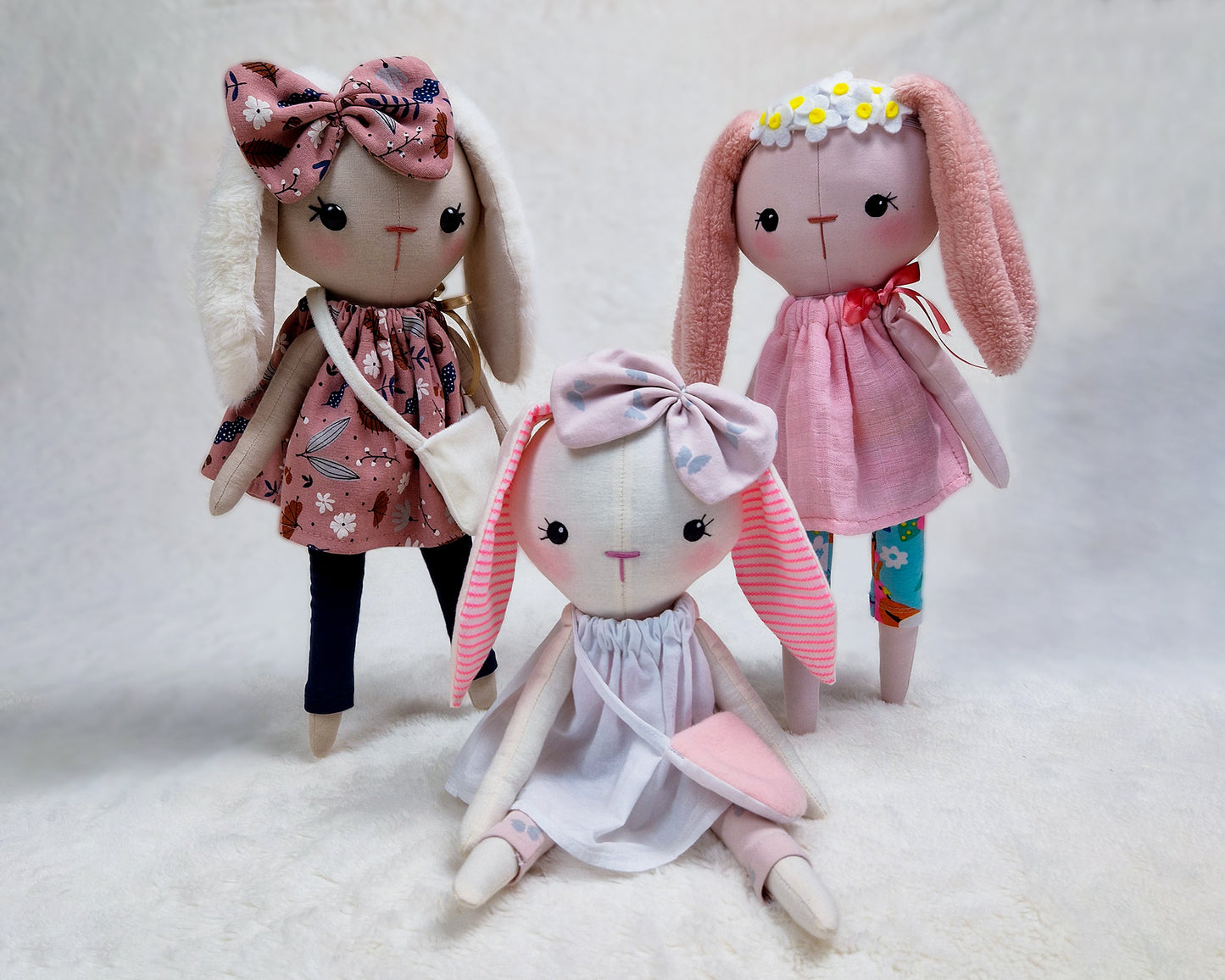 Woodland Friends Bunny - PDF sewing pattern and tutorial