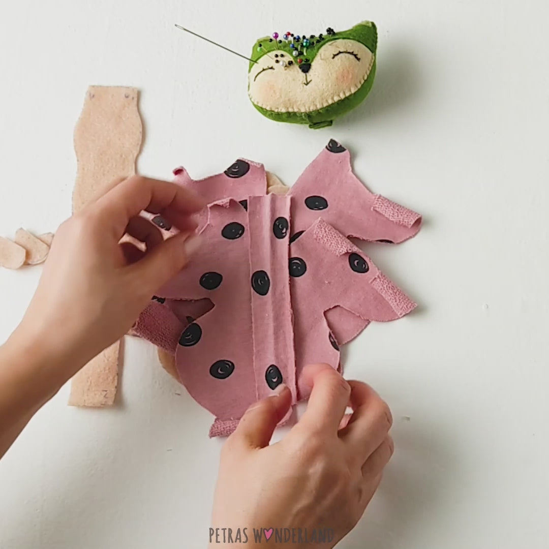 Newborn Baby Doll 8 Inch - PDF sewing pattern and tutorial 