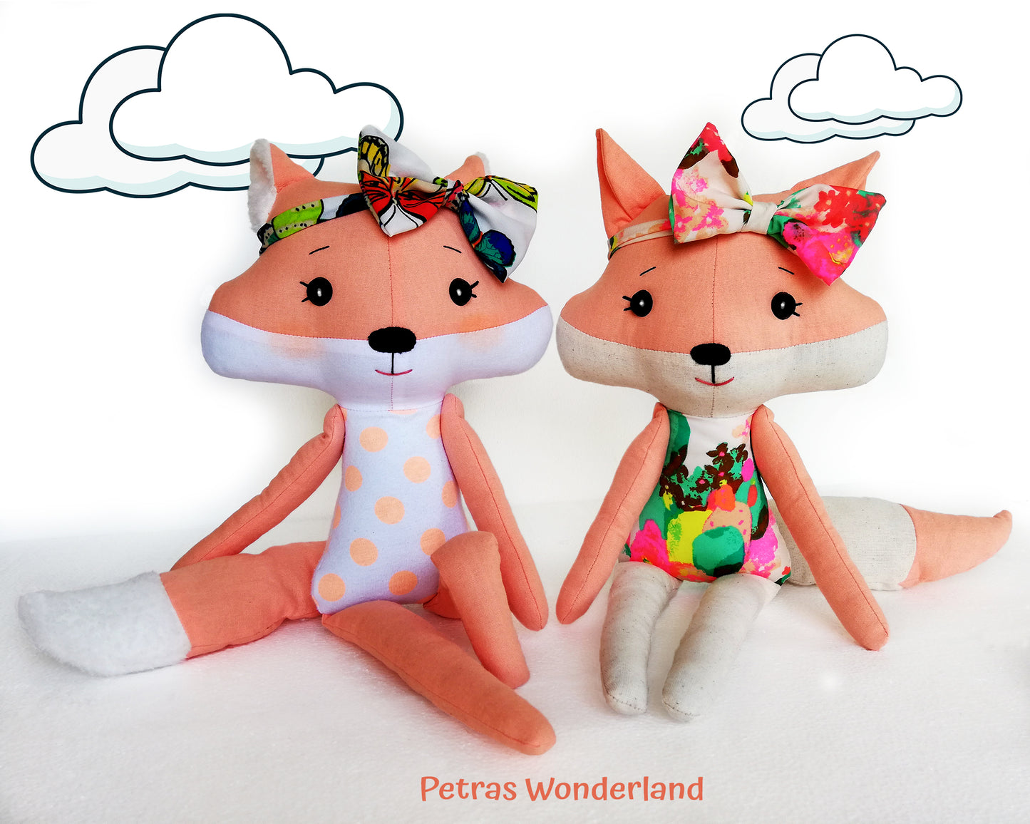 Woodland Friends Fox - PDF doll sewing pattern and tutorial 08